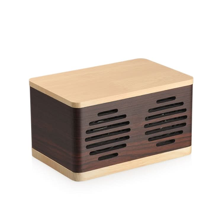 D70 QI Standard Subwoofer Wooden Bluetooth 4.2 Speaker, Support TF Card & 3.5mm AUX