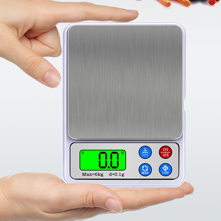 MH-555 6Kg x 0.1g High Accuracy Digital Electronic Portable Kitchen Scale Balance Device with 2.2 inch LCD Screen My Store