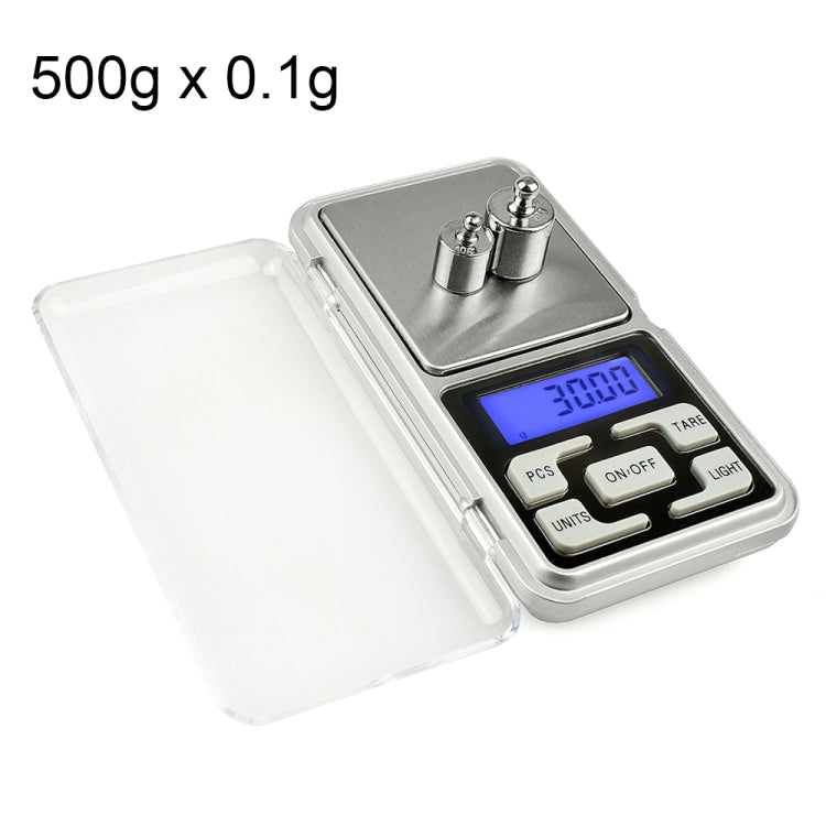 MH-100 500g x 0.1g High Accuracy Digital Electronic Portable Mini Pocket Scale Mobile Phone Weighing Scale Balance Device with 1.6 inch LCD Screen My Store