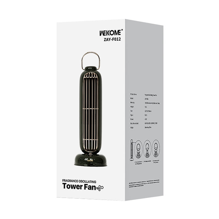 WK ZAY-F012 Cordless Desktop Fragrance Oscillating Tower Fan Reluova