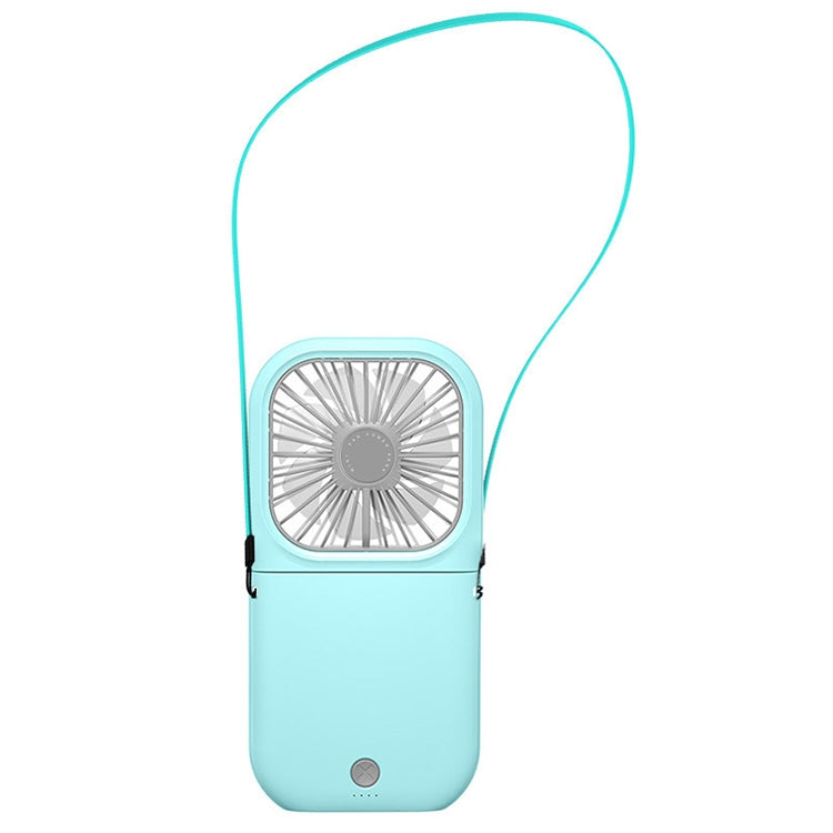 F20 Electroplating Handheld Fan Portable Desktop Folding Mute USB Hanging Neck Fan My Store