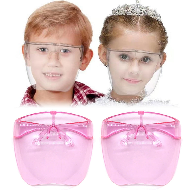 2 PCS Kids Anti-Saliva Splash Anti-Spitting Anti-Fog Face Shield Sunscreen Sunglasses-Reluova