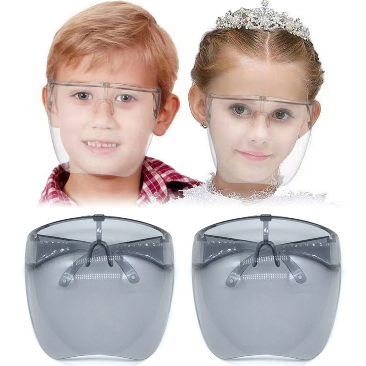 2 PCS Kids Anti-Saliva Splash Anti-Spitting Anti-Fog Face Shield Sunscreen Sunglasses-Reluova