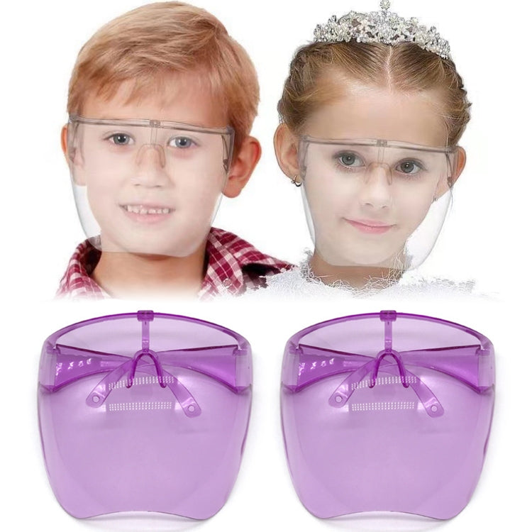 2 PCS Kids Anti-Saliva Splash Anti-Spitting Anti-Fog Face Shield Sunscreen Sunglasses-Reluova