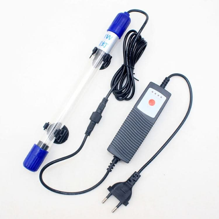 220V 13W UV Ultraviolet Algae Disinfection Fish Tank Lamp, Timed Version, EU Plug - Reluova