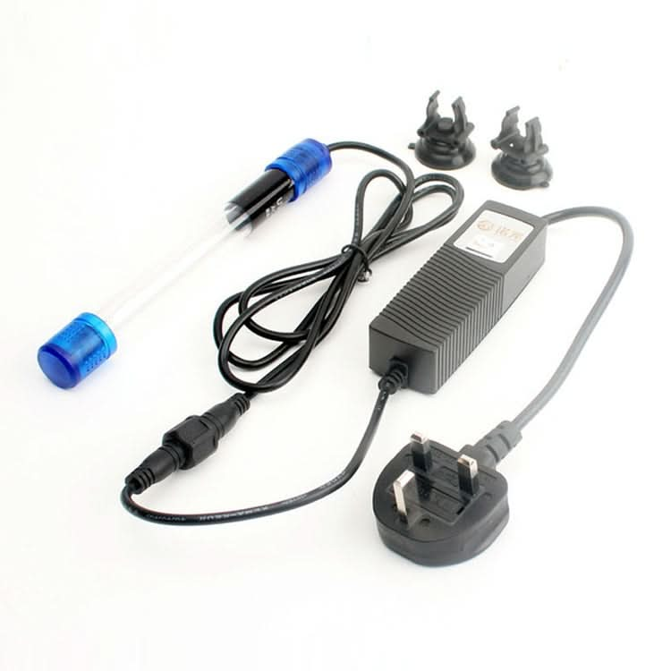 5W UV Four-core Ultraviolet Algae Disinfection Fish Tank Lamp, UK Plug - Reluova