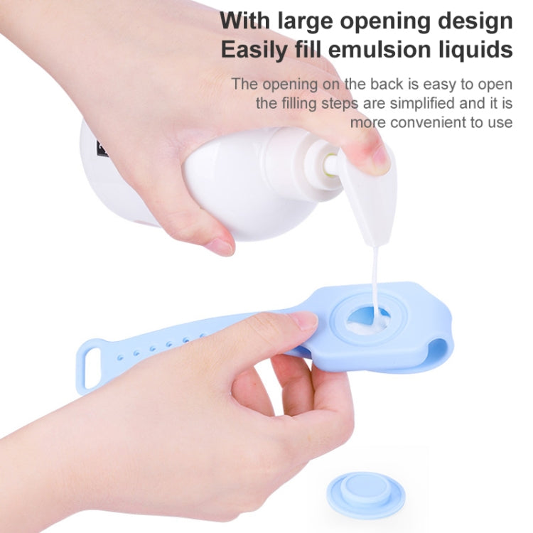 TA-4 10ml Portable Outdoor Silicone Alcohol Liquid Soap Handwashing Fluid Sunscreen Cream Split Bracelet Watch Wristband Sub-packing Box My Store