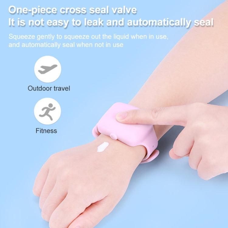 TA-4 10ml Portable Outdoor Silicone Alcohol Liquid Soap Handwashing Fluid Sunscreen Cream Split Bracelet Watch Wristband Sub-packing Box My Store