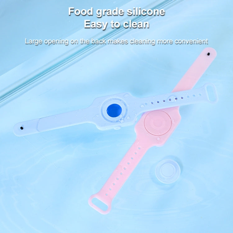 TA-4 10ml Portable Outdoor Silicone Alcohol Liquid Soap Handwashing Fluid Sunscreen Cream Split Bracelet Watch Wristband Sub-packing Box My Store