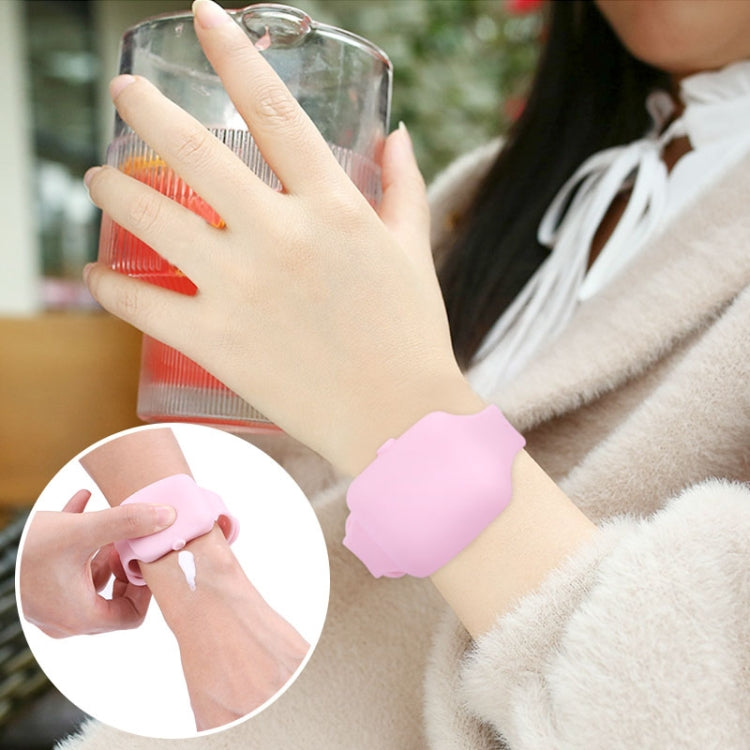 TA-4 10ml Portable Outdoor Silicone Alcohol Liquid Soap Handwashing Fluid Sunscreen Cream Split Bracelet Watch Wristband Sub-packing Box My Store