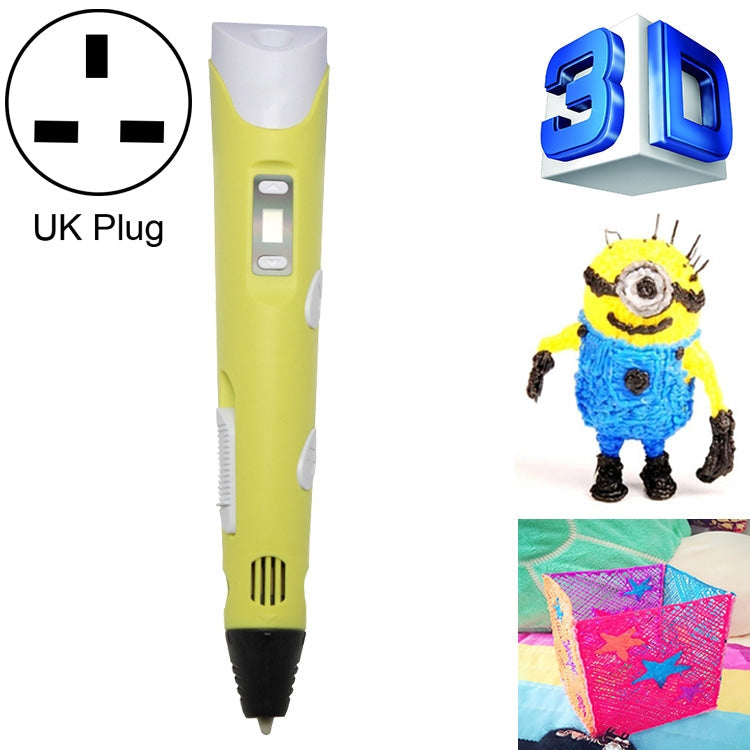 Hand-held 3D Printing Pen, UK Plug