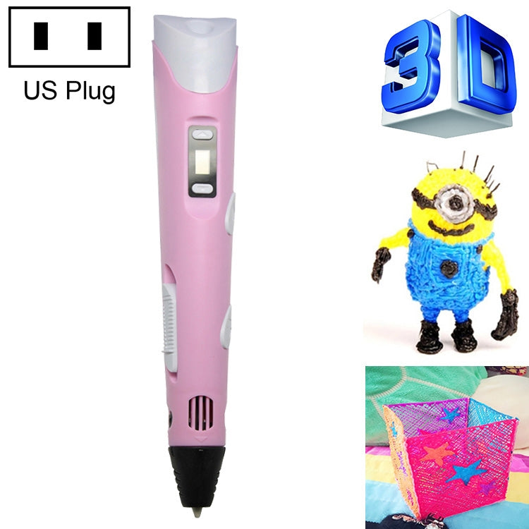 Hand-held 3D Printing Pen, US Plug