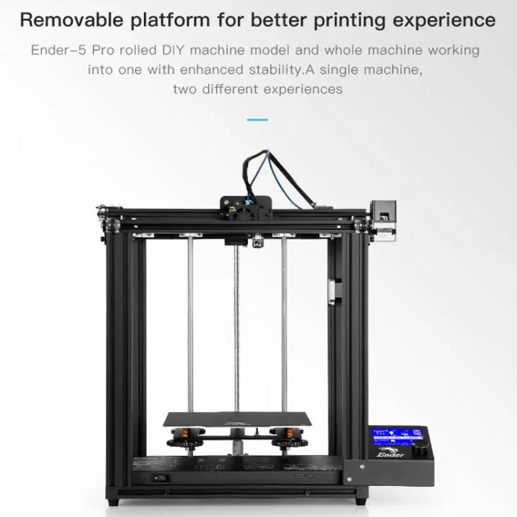 CREALITY Ender-5 Pro Silent Mainboard Double Y-axis DIY 3D Printer, Print Size : 22 x 22 x 30cm, US Plug