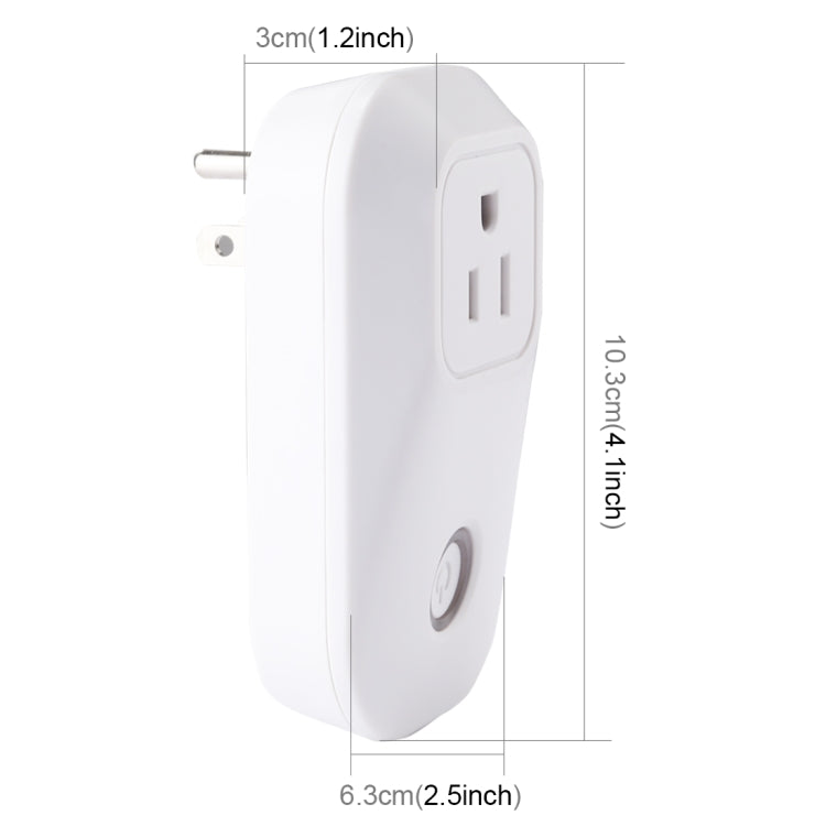 Sonoff S20 WiFi Smart Power Plug Socket Wireless Remote Control Timer Power Switch, Compatible with Alexa and Google Home, Support iOS and Android, US Plug My Store