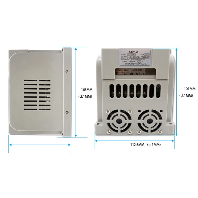 AT1-0750X 0.75KW 220V Single-phase Input Three-phase Output Inverter My Store