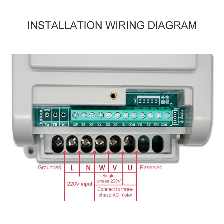 AT1-0750X 0.75KW 220V Single-phase Input Three-phase Output Inverter