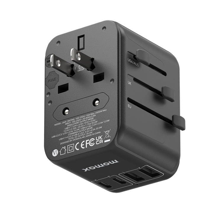 MOMAX 1-World UA9 PD 35W Fast Charger Power Adapter My Store