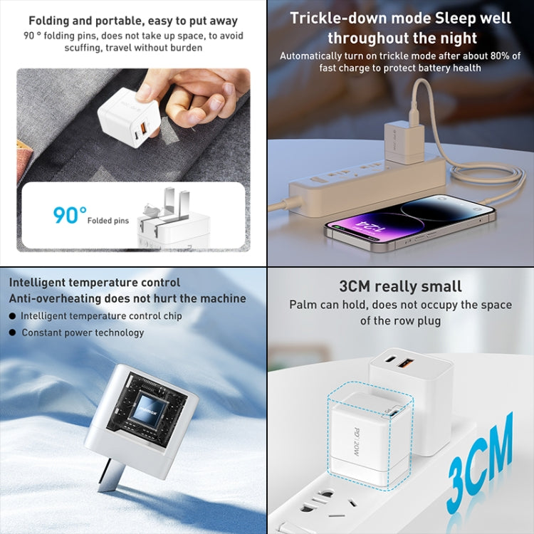 MOMAX UM35 PD 20W USB-C / Type-C Fast Charger Power Adapter, CN Plug My Store