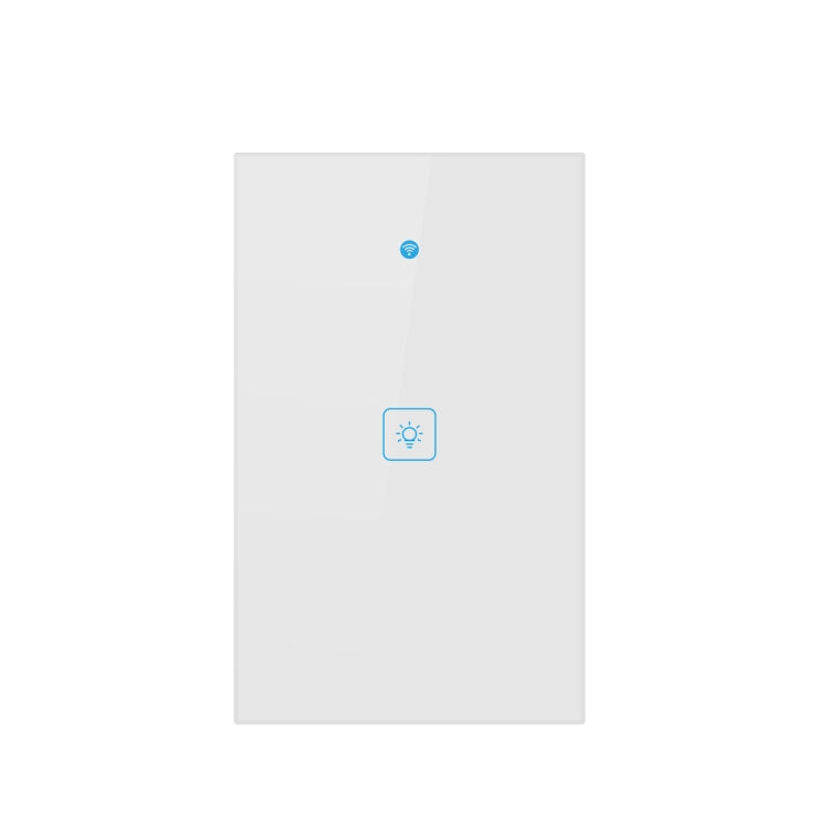 WS-US-01 EWeLink APP & Touch Control 2A 1 Gang Tempered Glass Panel Smart Wall Switch, AC 90V-250V, US Plug My Store