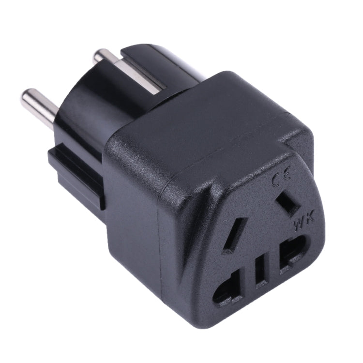 Portable Universal Five-hole WK to EU Plug Socket Power Adapter