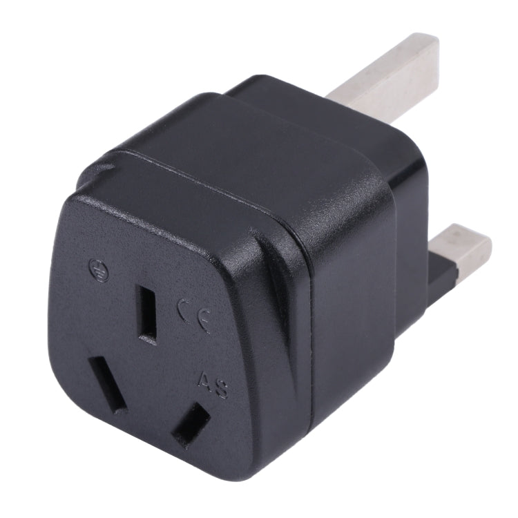 Portable Three-hole AU to UK Plug Socket Power Adapter with Fuse My Store