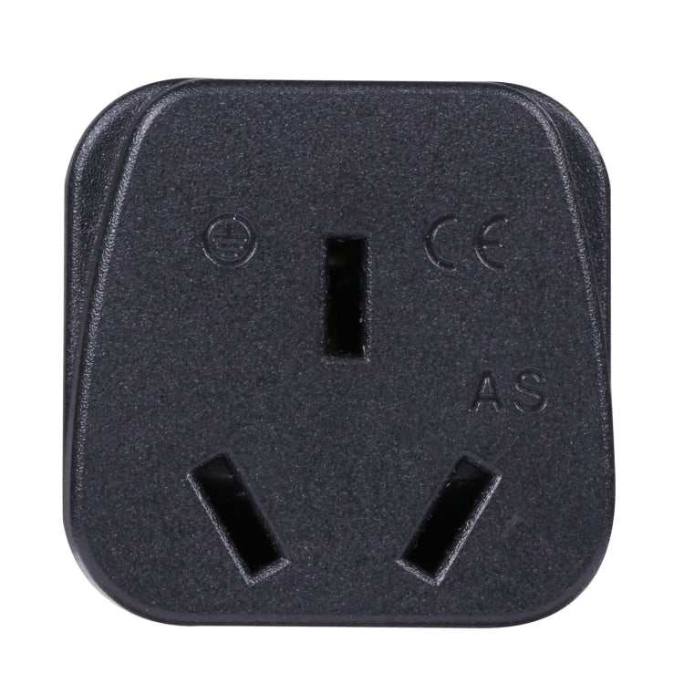 Portable Three-hole AU to UK Plug Socket Power Adapter with Fuse