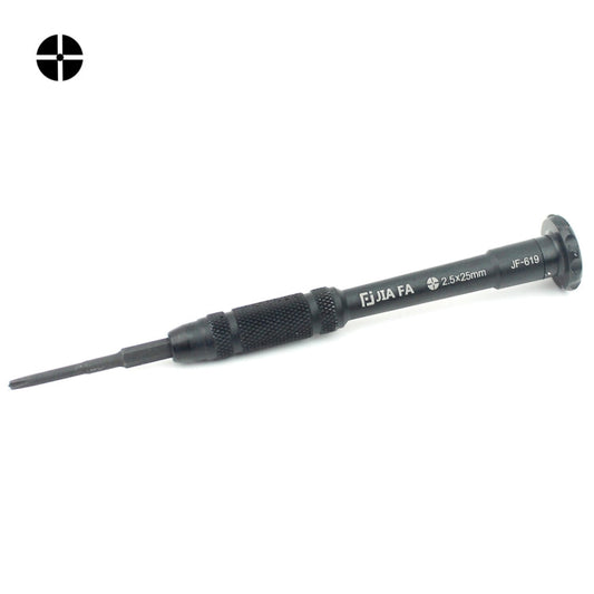 JIAFA JF-619-2.5 Hollow Cross Tip 2.5 x 30mm Repair Middle Bezel Screwdriver for iPhone