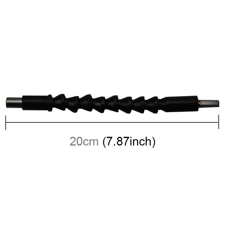 Plastic Rechargeable Drill Electric Screwdriver Dedicated Flexible Shafting Torque Drill Rods, Length: 20cm My Store