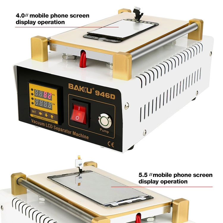 BAKU BK-946D 200W Vacuum LCD Touch Panel Separator Machine, AC 110V