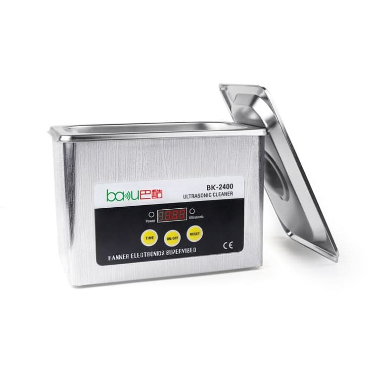 BAKU BK-2400 35W 0.8L LCD Display Ultrasonic Cleaner, AC 110V Reluova