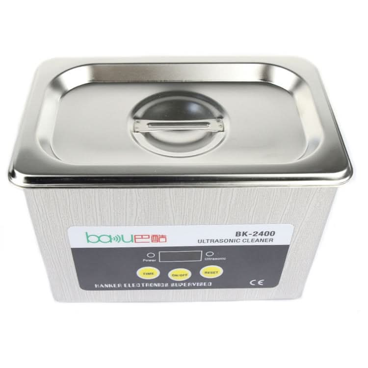 BAKU BK-2400 35W 0.8L LCD Display Ultrasonic Cleaner, AC 110V Reluova