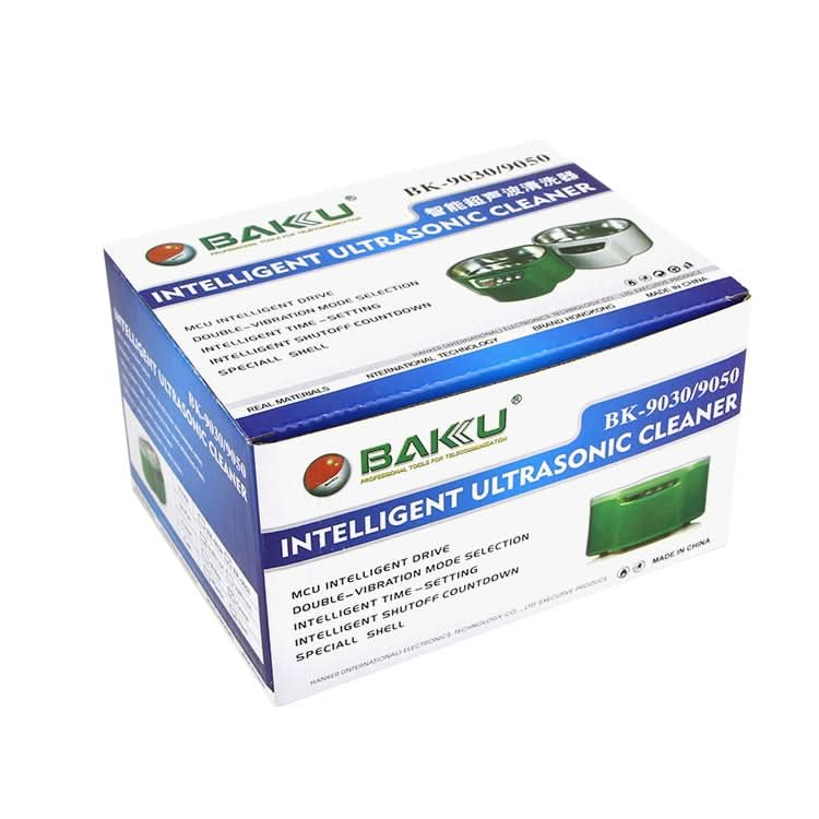 BAKU BK-9050 30W / 50W Adjustable 0.6L LCD Display Ultrasonic Cleaner, AC 110V Reluova