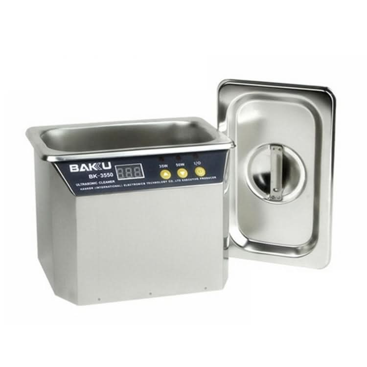 BAKU BK-3550 35W / 50W Adjustable 0.8L LCD Display Ultrasonic Cleaner, AC 110V, US Plug Reluova