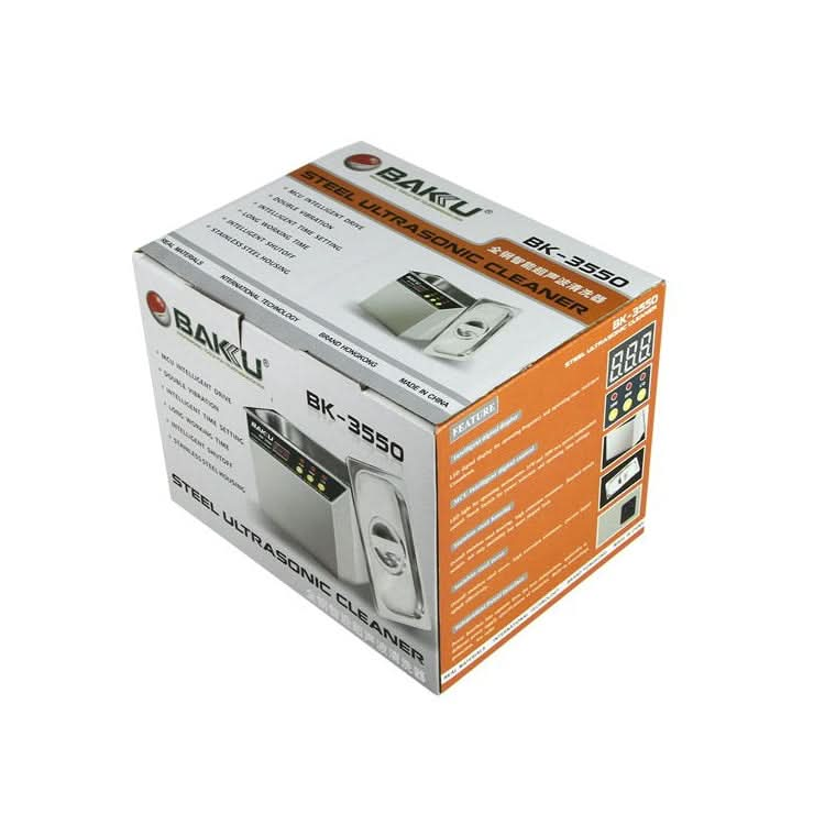 BAKU BK-3550 35 W / 50 W einstellbarer Ultraschallreiniger mit 0,8 l LCD-Display, AC 110 V, US-Stecker