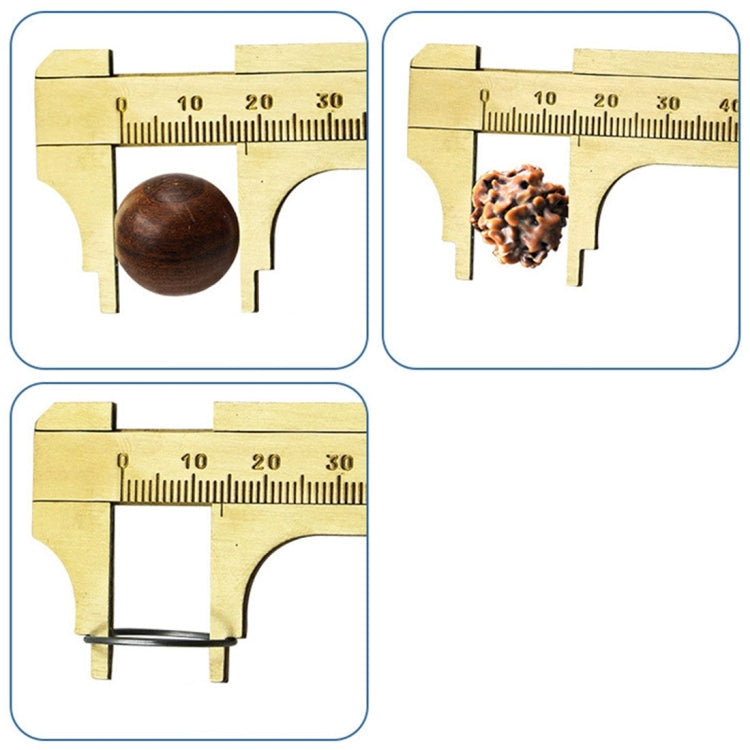 Portable Mini Brass Sliding 80mm Gauge Vernier Bead Jewelry Measuring Caliper My Store