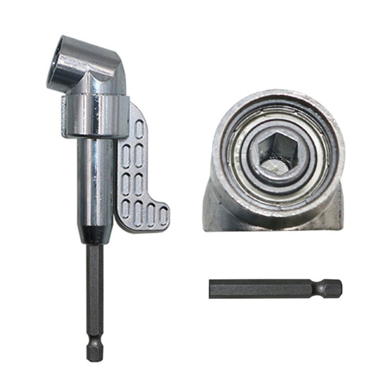 105 Degree Right Angle Drill Driver Bit Extension Power Drill Tool 7mm Hex Magnetic Power Screwdriver Socket Adaptor