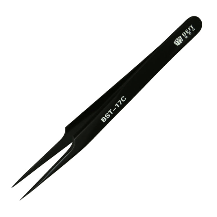 BEST BST-17C  Newest  Extra Long  Precision Stainless Steel Eyelash Extension Volume Tweezers