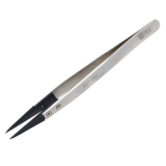 BEST BST-259 Stainless Steel Snti Static Tweezer