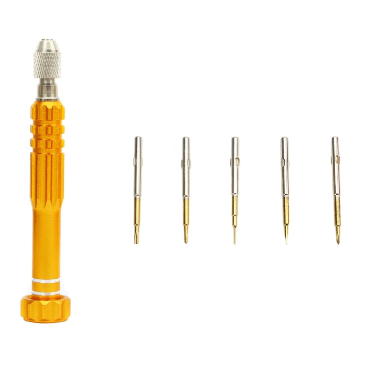 JF-6688 5 in 1 Metal Multi-purpose Pen Style Screwdriver Set for Phone Repair My Store