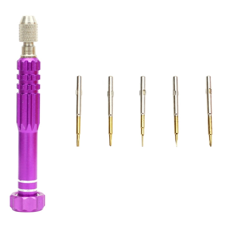 JF-6688 5 in 1 Metal Multi-purpose Pen Style Screwdriver Set for Phone Repair