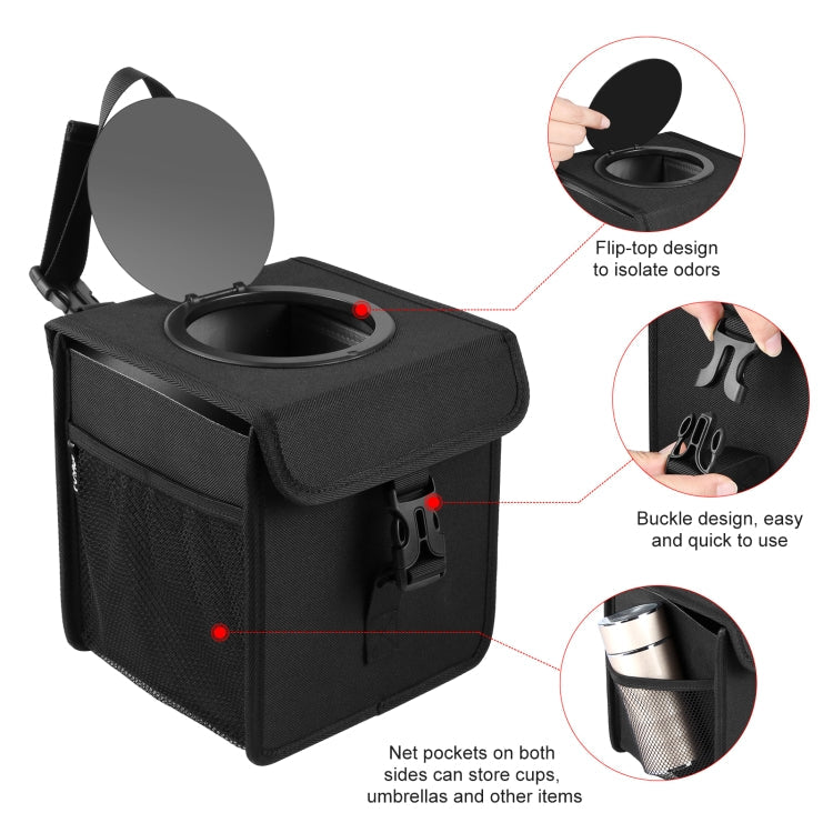 FUNADD Portable Folding Car Back Seat Hook Garbage Can Car Storage Box ÎҵÄÉ̵ê