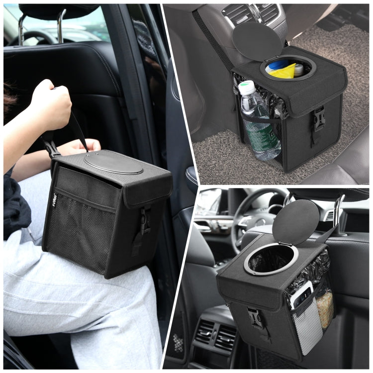 FUNADD Portable Folding Car Back Seat Hook Garbage Can Car Storage Box ÎҵÄÉ̵ê