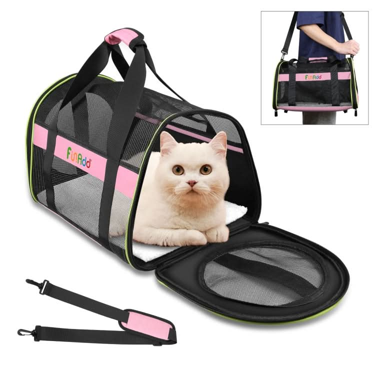 FUNADD Pet Travel Carrier Bag Shoulder Foldable Tote Bag - Reluova