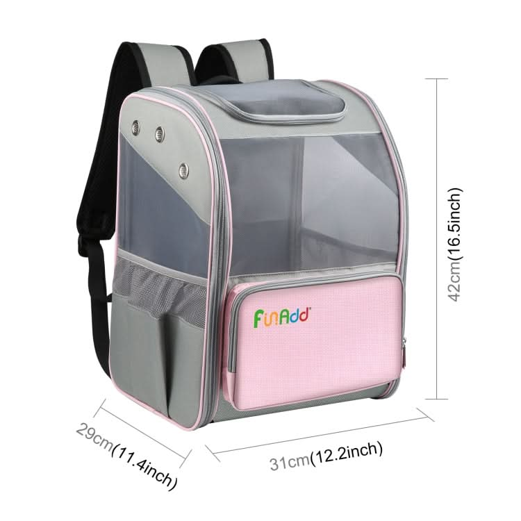 FUNADD Fold Breathable Pet Backpack Outdoor Shoulders Cat Bag - Reluova