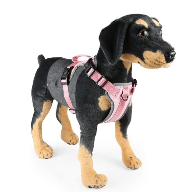 FunAdd Traction Rope Reflective Breathable Nylon Pet Vest Dog Harness, Size: M - Reluova