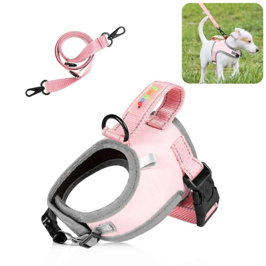 FunAdd Traction Rope Reflective Breathable Nylon Pet Vest Dog Harness, Size: S - Reluova