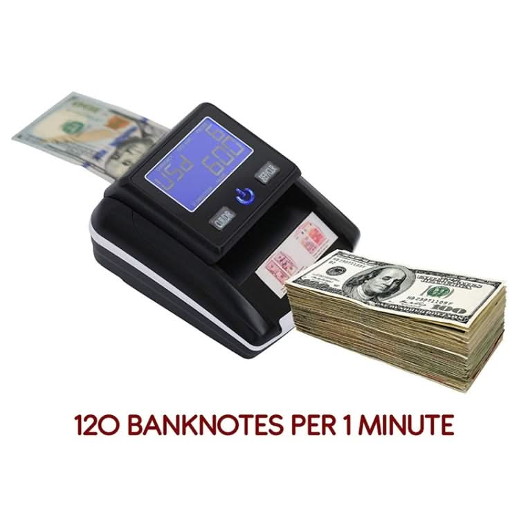 AL-130A Small Portable US Dollar and Euro Banknote Detector, Specifications:US Plug Reluova