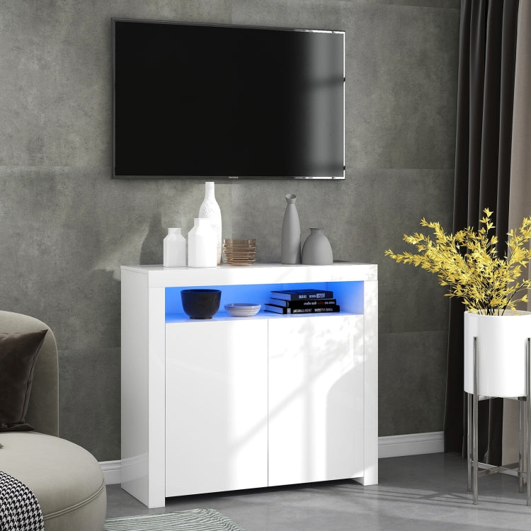 Modern Wooden LED TV Stand Cabinet, Size: 108 x 40 x 92cm