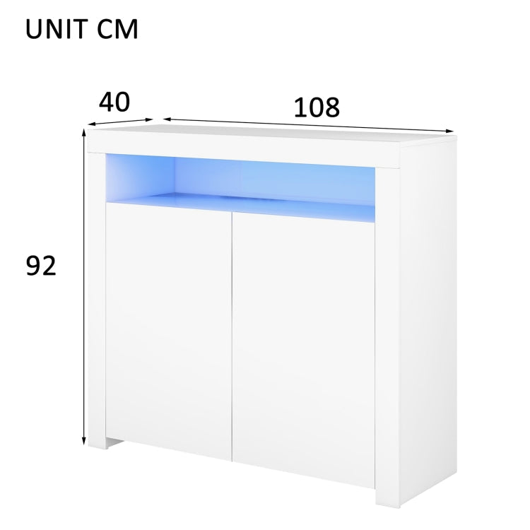 Modern Wooden LED TV Stand Cabinet, Size: 108 x 40 x 92cm