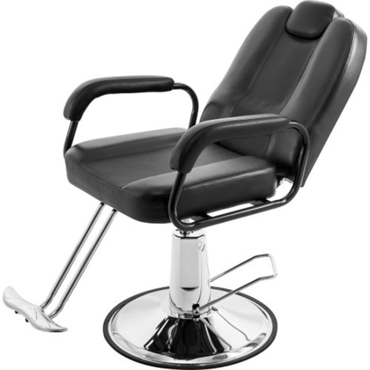 Beauty Salon Tatoo Spa Equipment Reclining Barber Chair (Black Red)